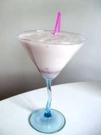 recette - Nuage rose (cocktail de jus de raisins)