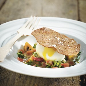 recette - Oeuf mollet et sa galette de sarrasin