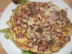 recette - Omelette au jambon