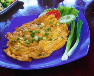 recette - Omelette au roquefort