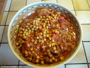 recette - Osso bucco aux pois chiches façon tajine