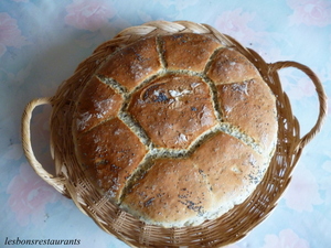 recette - Pain en fleur de pavot