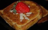 recette - Pain perdu gratiné aux amandes