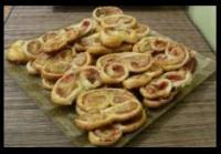 recette - Palmiers au jambon et gruyère