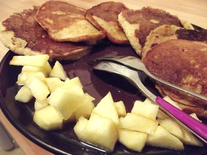 recette - Pancakes aux pommes