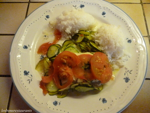 Papillotes de dos de cabillaud aux légumes du jardin