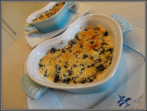 Parmentier de boudin noir à la patate douce