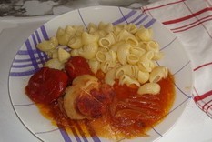 recette - Paupiettes de dinde, sauce tomate et vin blanc