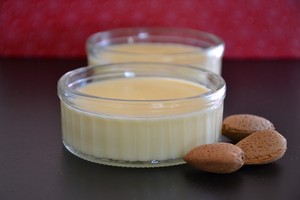 recette - Petites crèmes à l'amande