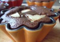 recette - Petits moelleux chocolat-poire avec un zeste d’orange 