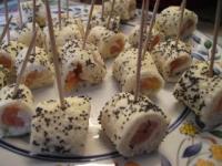 recette - Petits roulés saumon - pavot