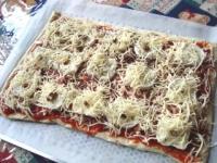 recette - Pizza au chèvre et cerneaux de noix