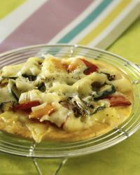 recette - Pizzettes aux légumes d'été et à l'emmental