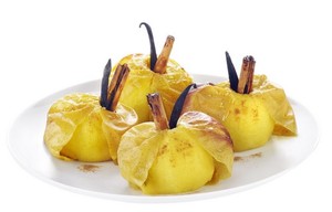 recette - Pommes au four à la vanille et à la cannelle