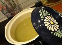 recette - Potage aux haricots verts