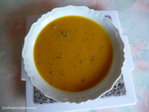 recette - Potage de légumes du jardin au son d'avoine