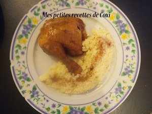 recette - Poulet au coca-cola et semoule de couscous