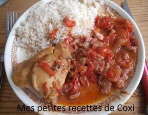 recette - Poulet Basquaise