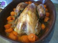 recette - Poulet carottes-romarin