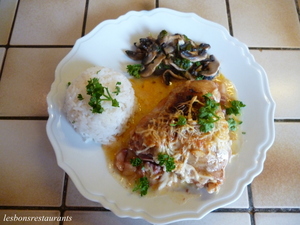 Poulet gratiné au paprika