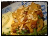 recette - Poulet sauce aux amandes