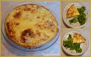 recette - Quiche à la saucisse rouge et au chorizo