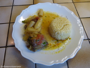Ragoût d'agneau aux salsifis