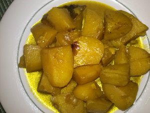 recette - Ragoût de pommes de tere à l'indienne