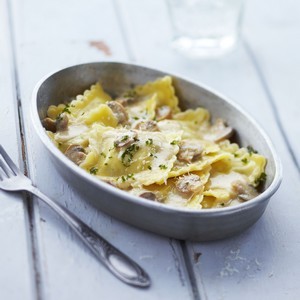 recette - Raviolis champignons et ricotta