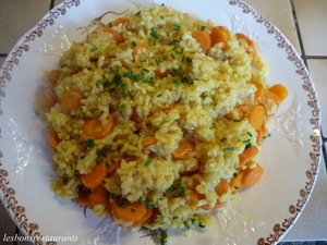 Risotto aux carottes