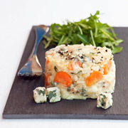 recette - Risotto aux légumes d'hiver et au roquefort