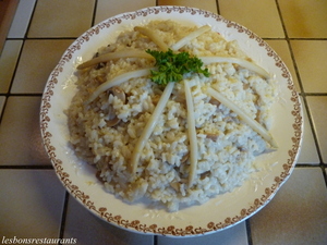 recette - Risotto aux champignons et aux asperges