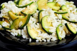 recette - Riz gourmand aux courgettes