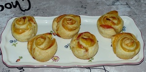 recette - Roses feuilletées aux pommes