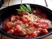 recette - Rouelle de porc aux tomates