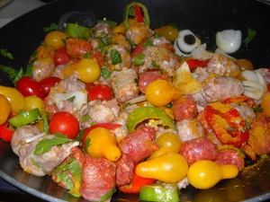 recette - Rougail saucisses soubressade