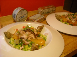 recette - Salade d’avocat et thon blanc Germon
