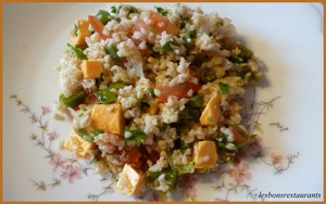 recette - Salade de boulgour aux légumes d'été et à la mimolette