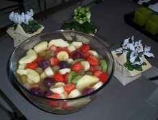 Salade de fruits frais au sirop