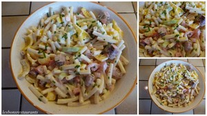 recette - Salade de pâtes aux chipolatas