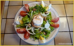 Salade quercynoise au Rocamadour