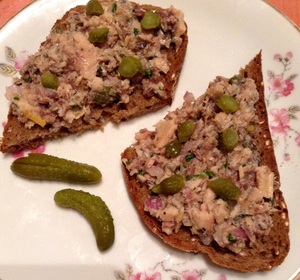 recette - Sardines au citron sur pain de campagne 