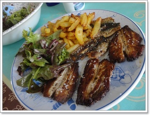 recette - Sardines grillées à la plancha