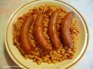 recette - Saucisses aux tomates