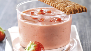 recette - Soupe de fraises à l'avoine