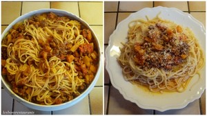 recette - Spaghettis à la napolitaine