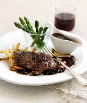 recette - Steaks de gigot d’Agneau Gallois IGP au poivre