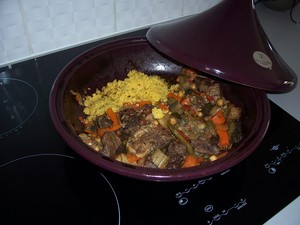 Tajine multi-légumes au boeuf et à l'agneau