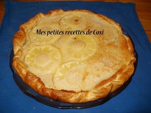 recette - Tarte à l'ananas