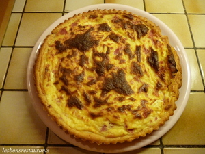 recette - Tarte au fromage de chèvre